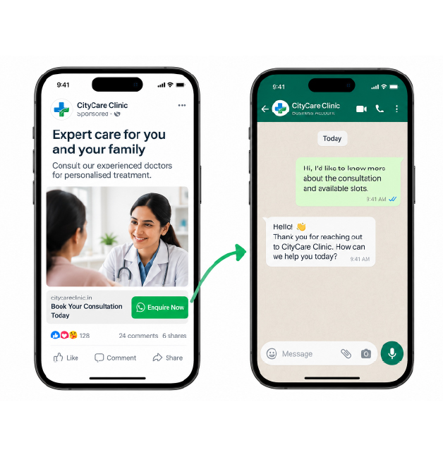 Move enquiries to WhatsApp